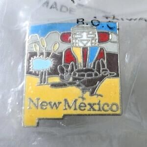 Vintage 90's New Mexico State Collectible Souvenir Lapel Pin NWT